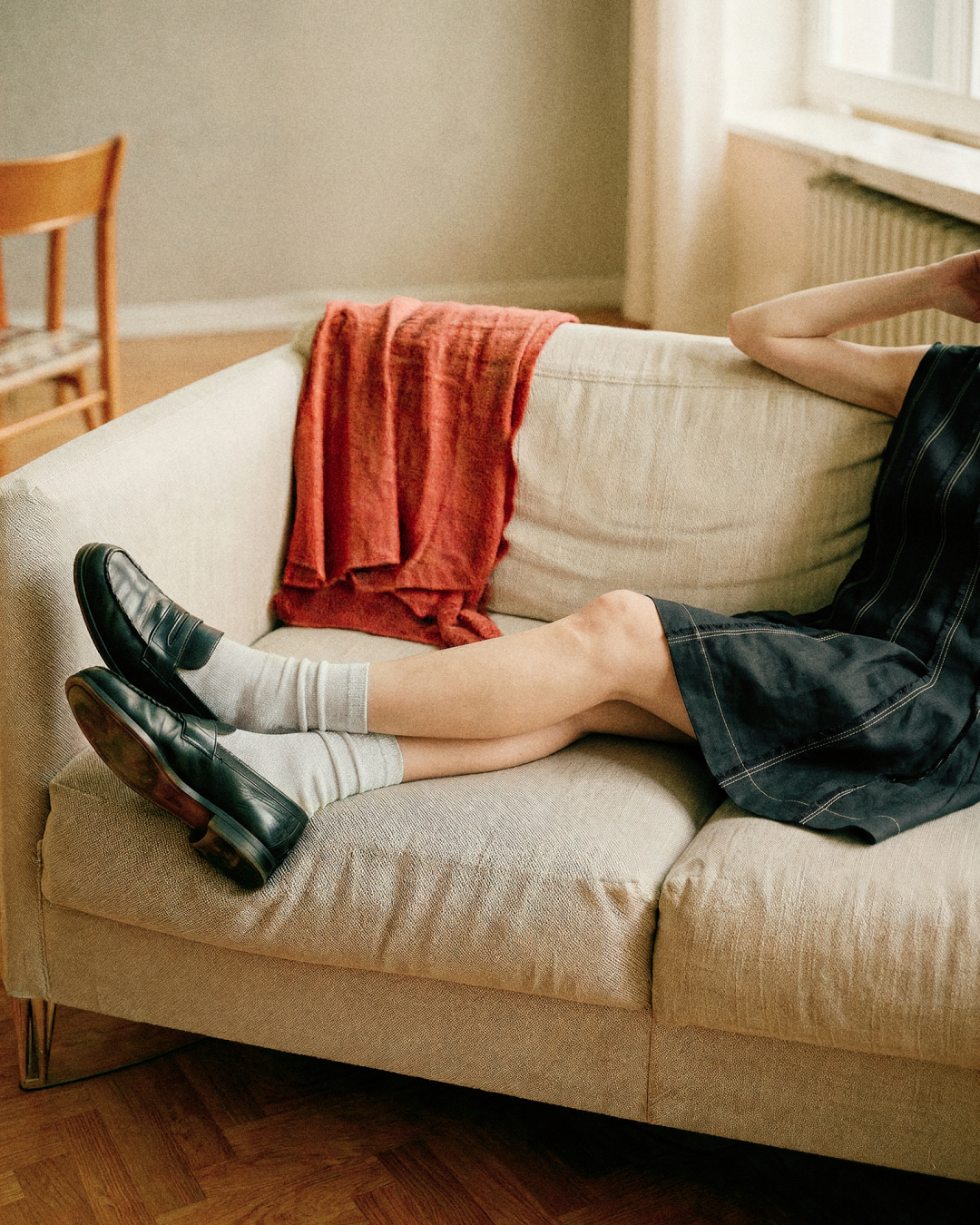 Glittery Mid neck Socks — Sunmool Set