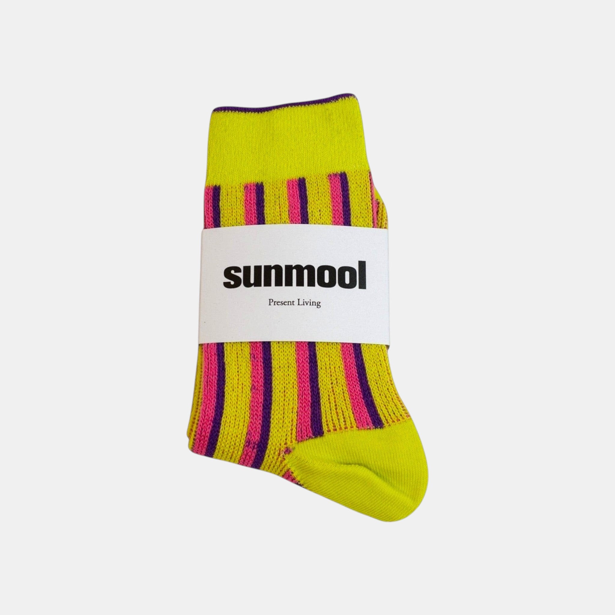 Dual Striped Socks — Yellow