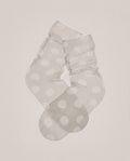 Glass Garden Dot Socks — White