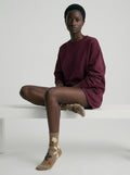 Dear Flower Socks — Mocha