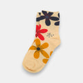 Dear Flower Socks — Ivory