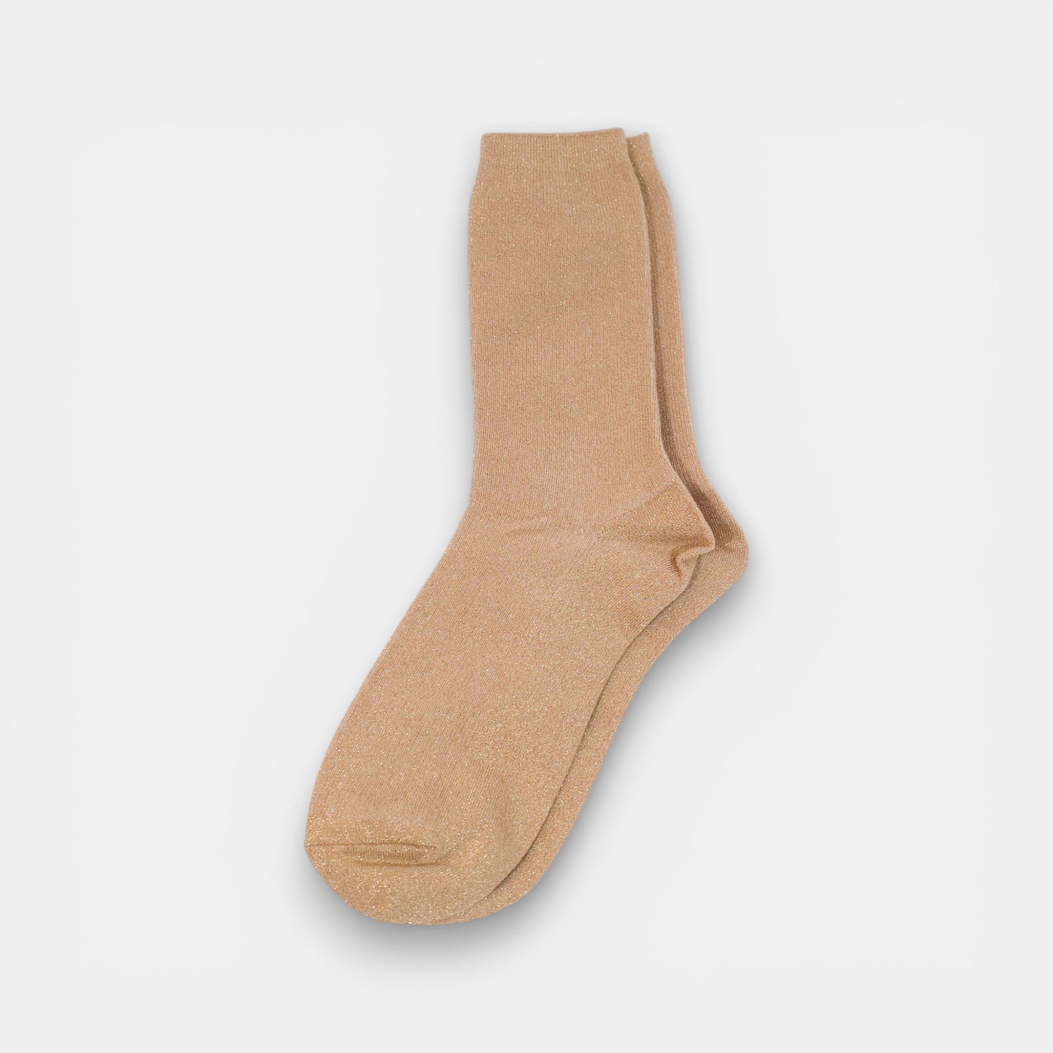 Glittery Vivid Socks — Oatmeal
