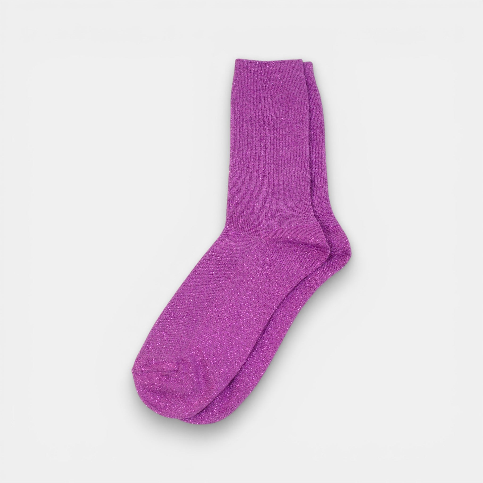 Glittery Vivid Socks — Lilac