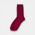 Glittery Vivid Socks — Burgundy