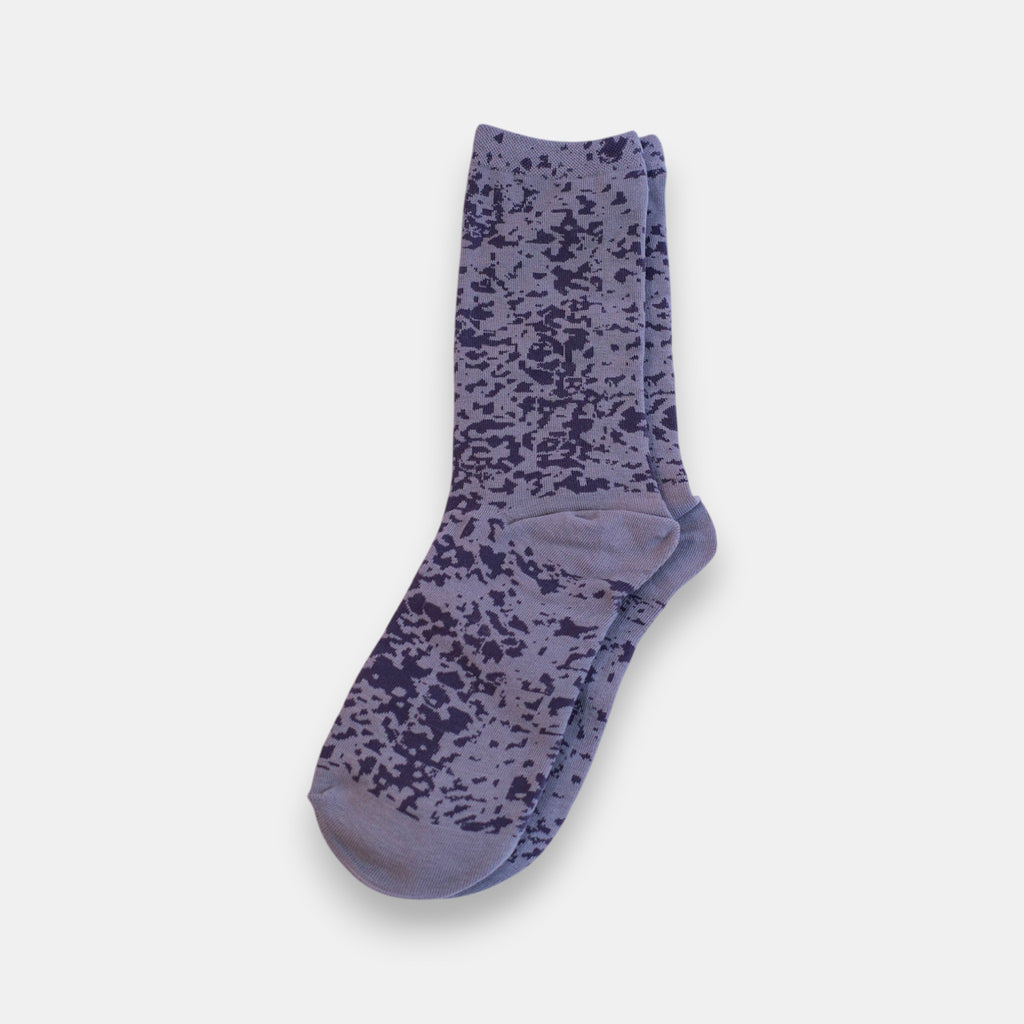 Drip Art Socks — Grey