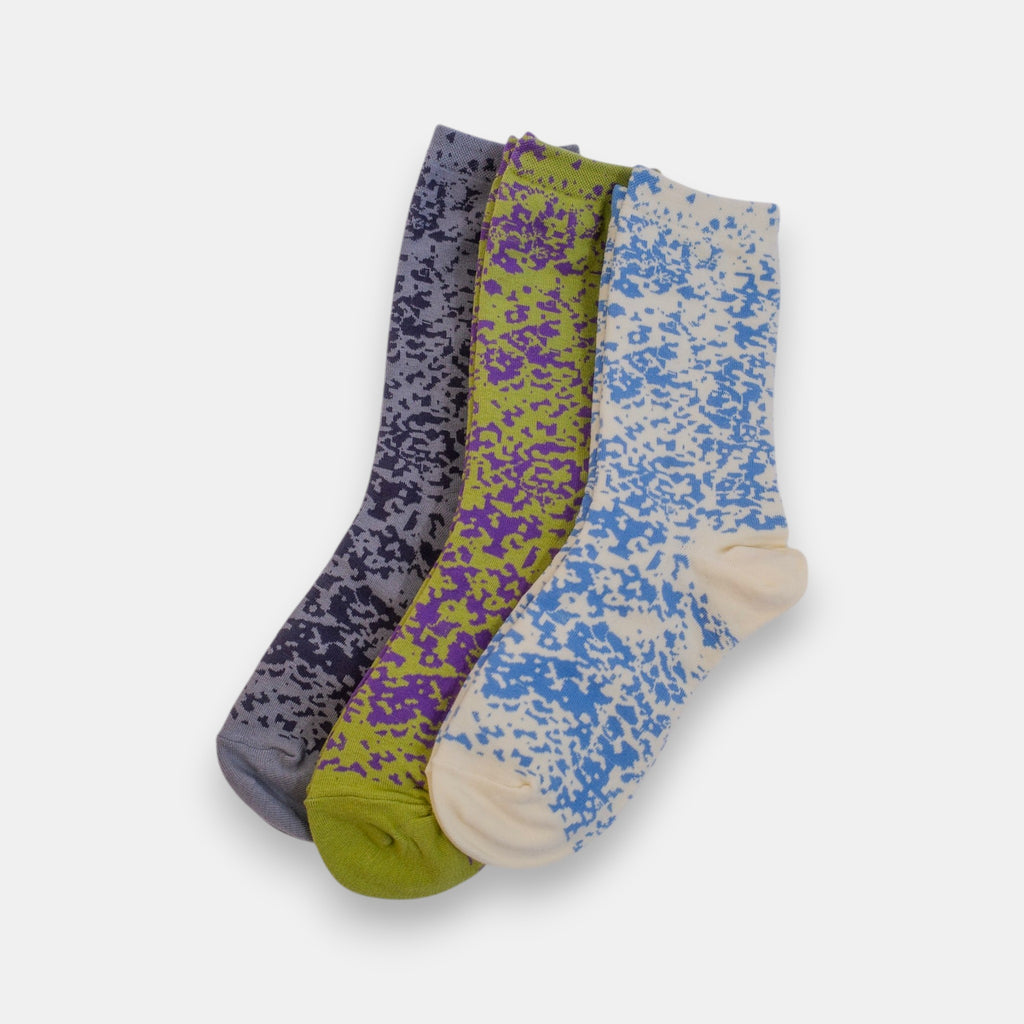 Drip Art Socks — Blue