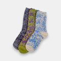 Drip Art Socks — Blue