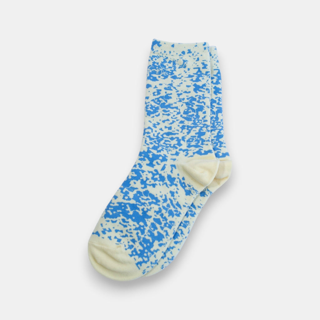 Drip Art Socks — Blue