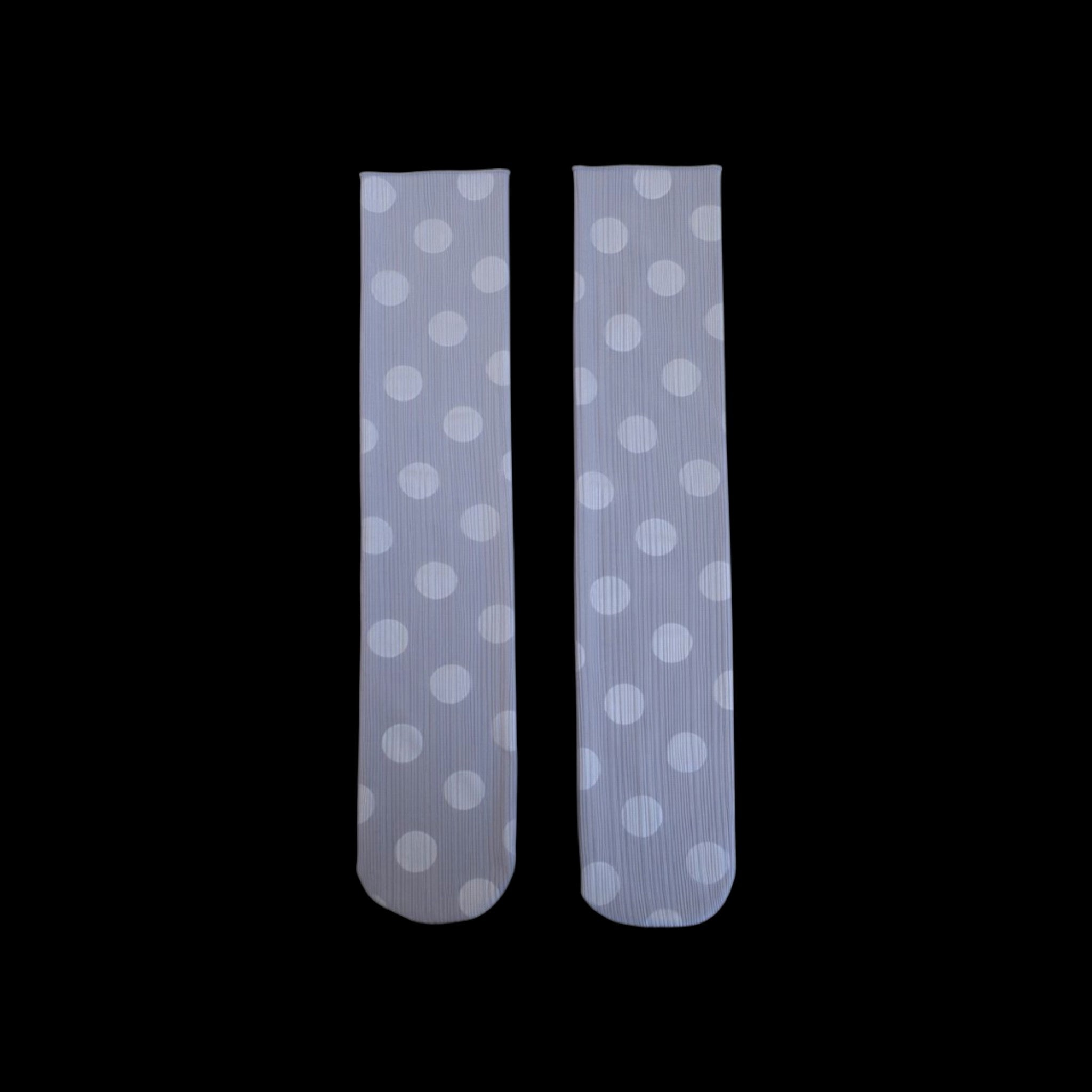 Glass Garden Dot Socks — Grey