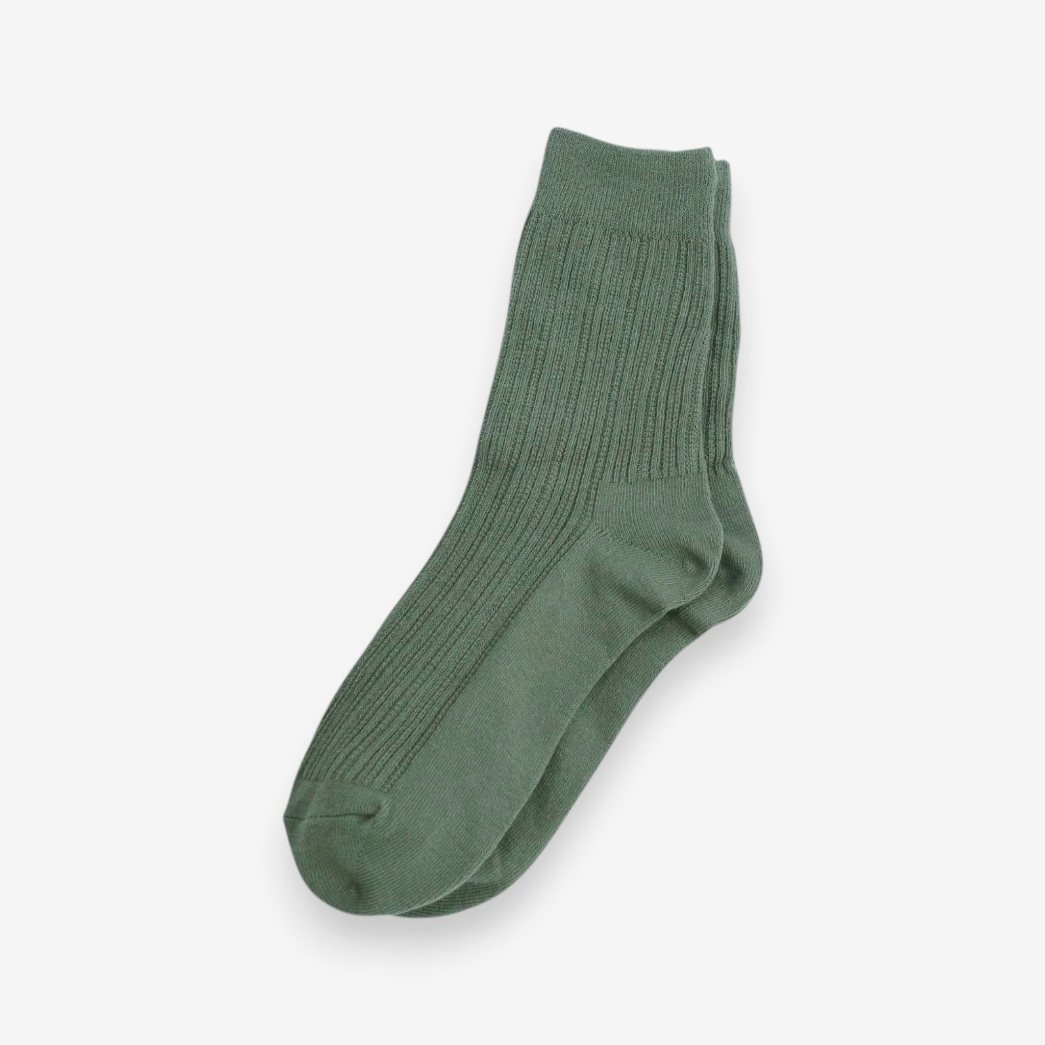 Everyday Rib Socks — Macha