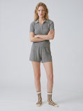 Dual Striped Socks — Ivory