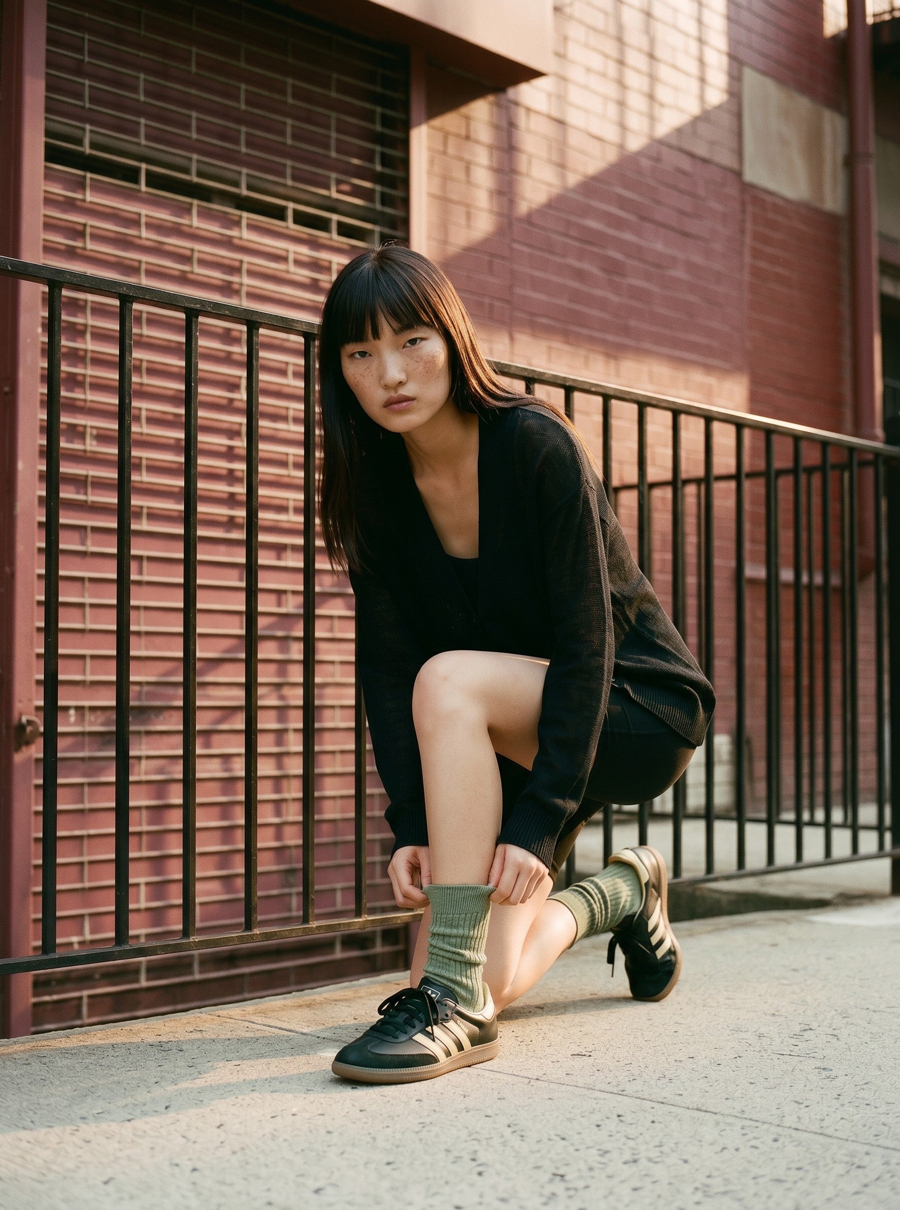 Everyday Rib Socks — Macha