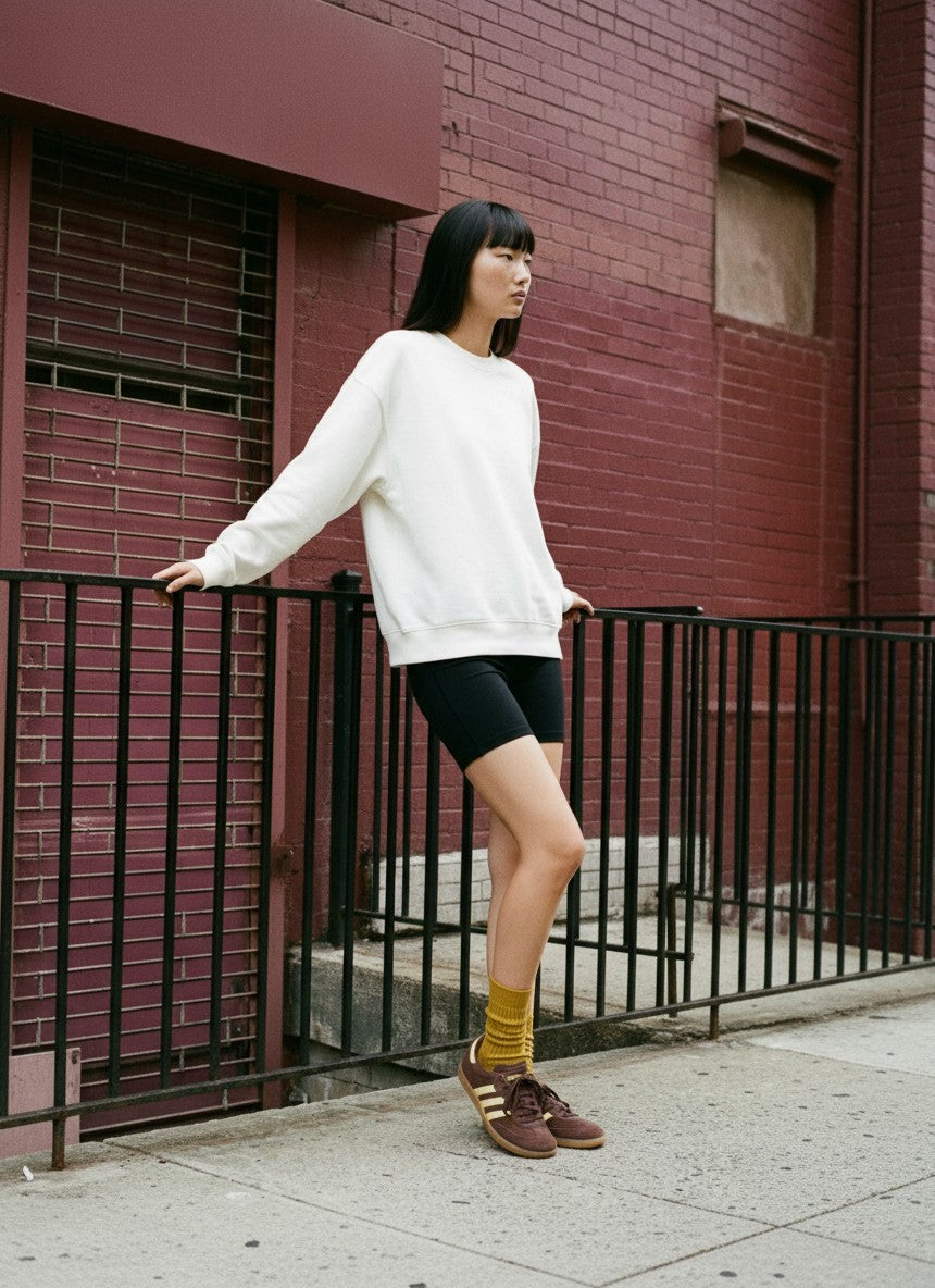 Everyday Rib Socks — Mustard