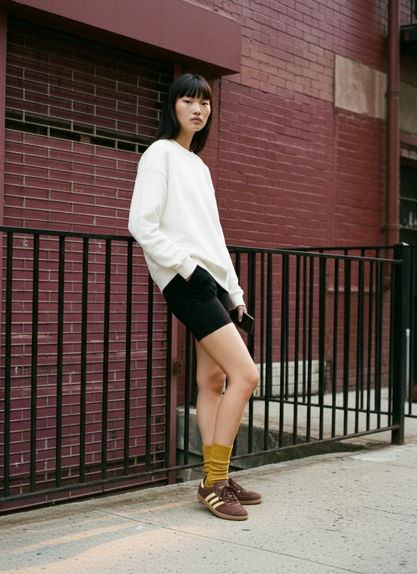 Everyday Rib Socks — Mustard