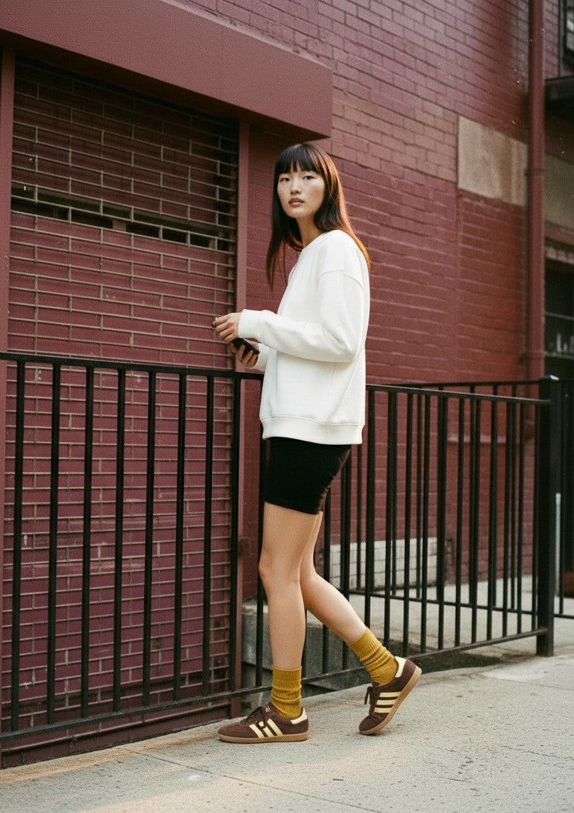 Everyday Rib Socks — Mustard