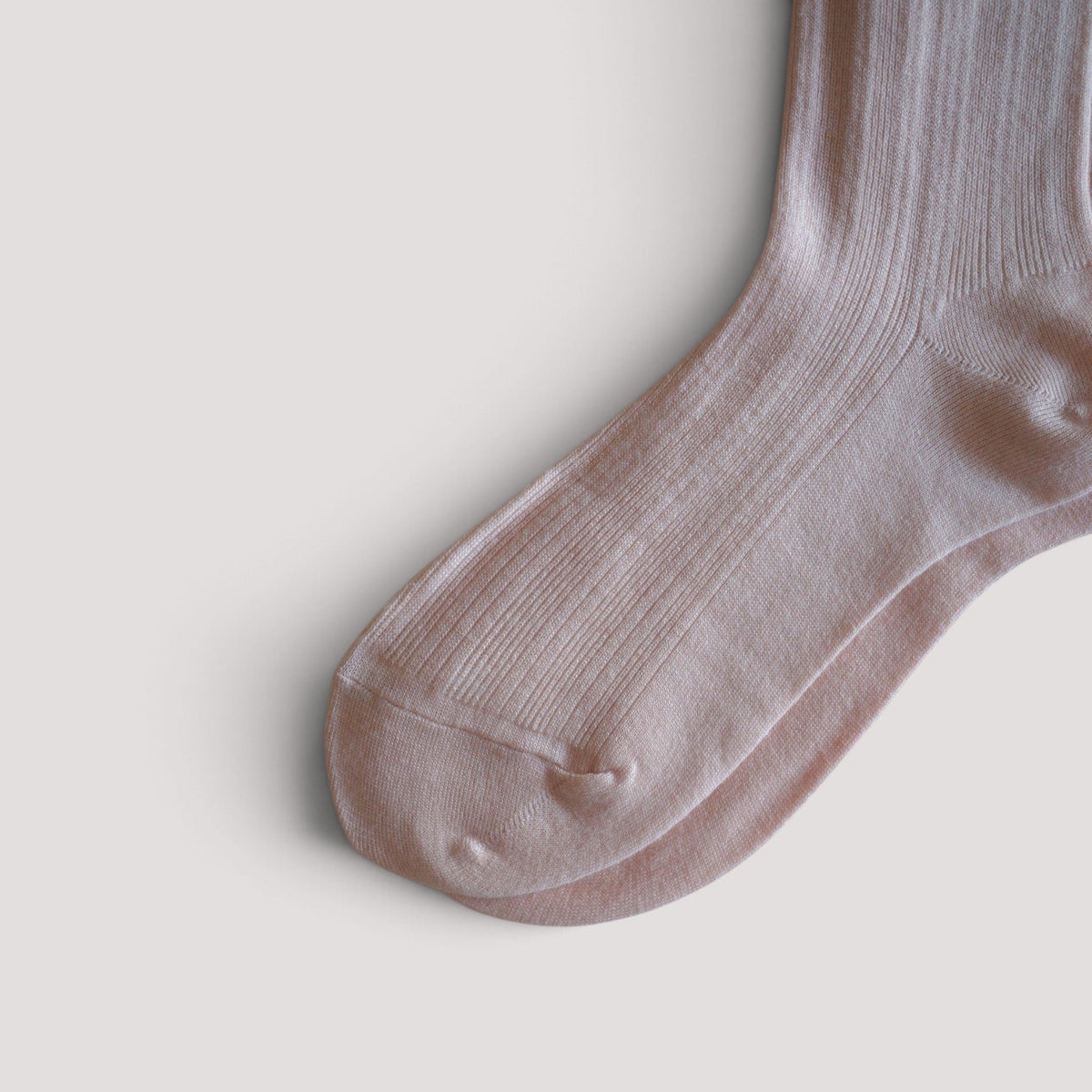 SUNMOOL Pastel Cloud socks in a soft lavender ribbed knit fabric, designed for comfort and everyday wear.