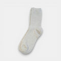 Glittery Mid neck Socks — Ivory